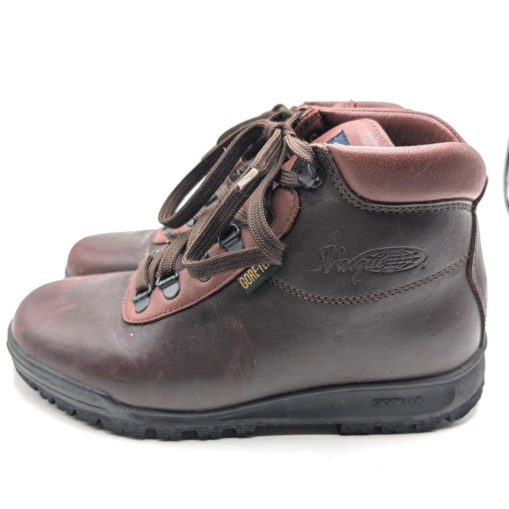 Vasque Skywalk Gore-Tex Hiking Boots Brown Leather Waterproof 7935 M Womens 7
